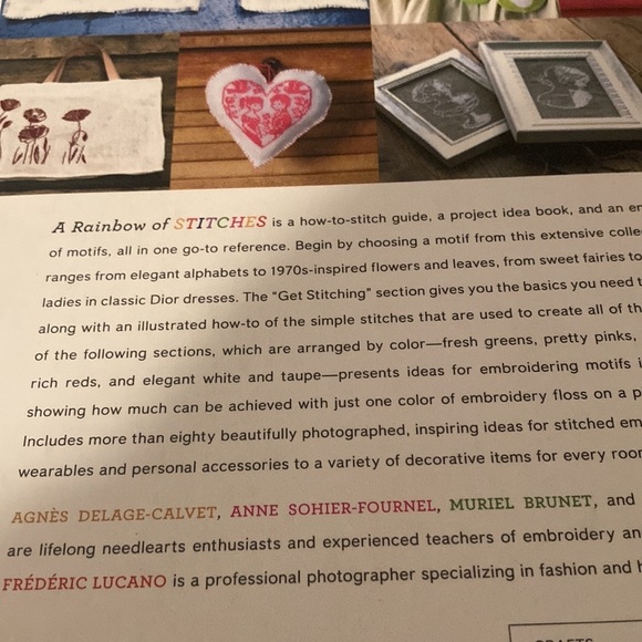 2009 A Rainbow Of Stitches Paperback Book - Picture 3 of 15